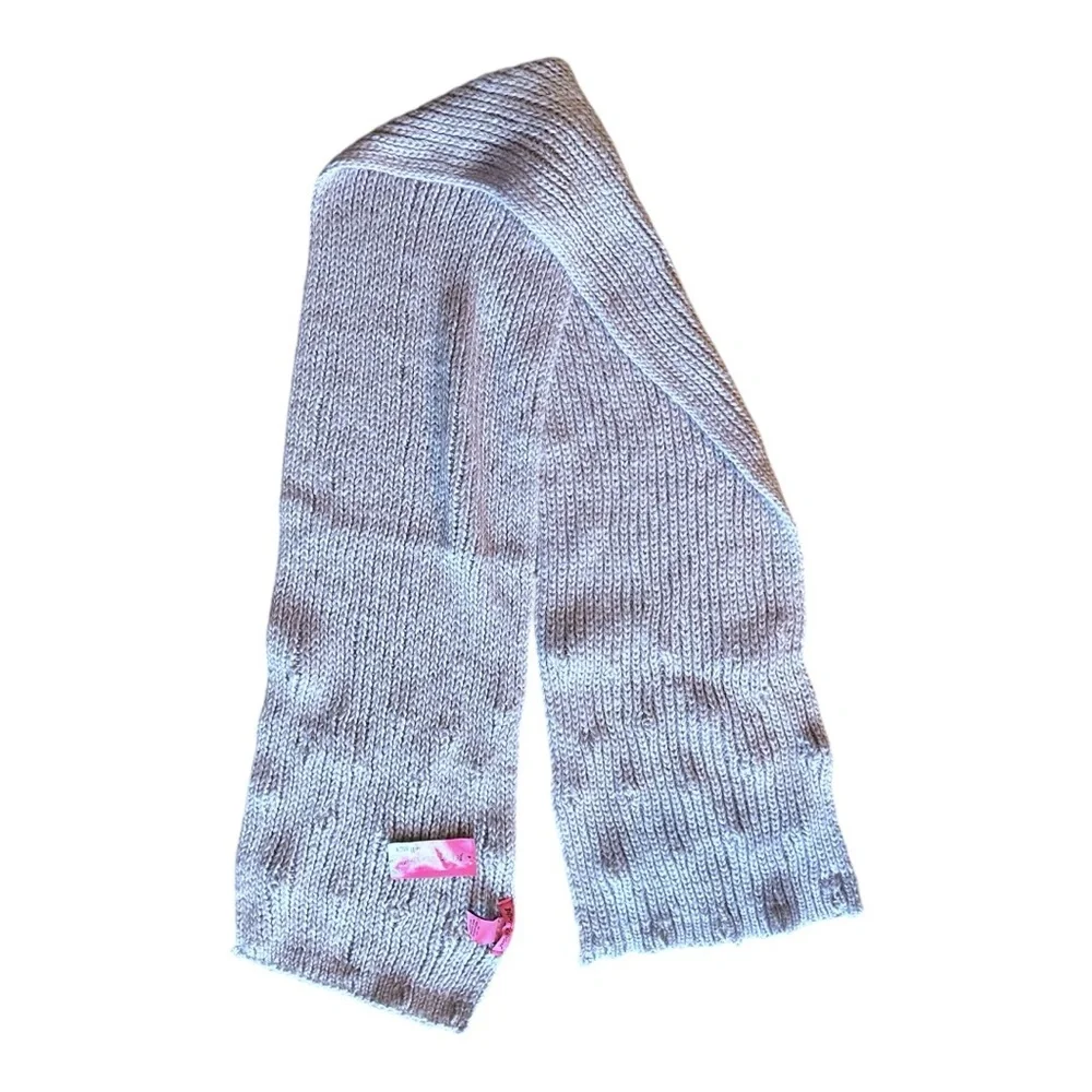 Betsey Johnson Pearl Jam Pastel Orchid Scarf - Picture 6 of 7